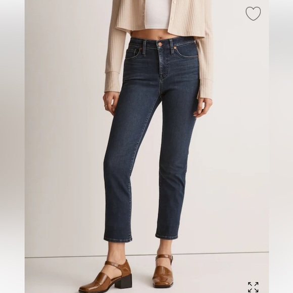 Madewell Mid Rise Stovepipe Jeans in Dahill Wash - Picture 1 of 14